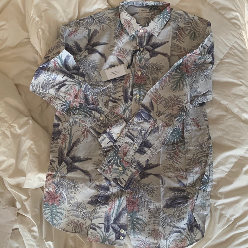 Zanella Cotton long sleeve button up shirt